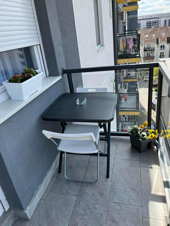 Balkón nebo terasa v ubytování Apartment Leona