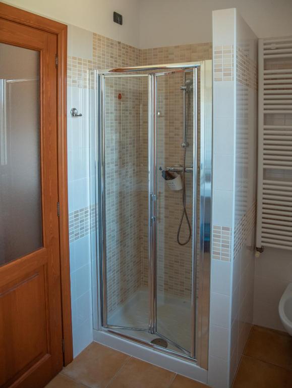Koupelna v ubytování Bio Agriturismo Vojon