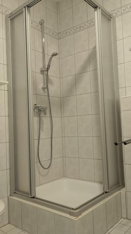 Koupelna v ubytování Hotel Zum Rebstock