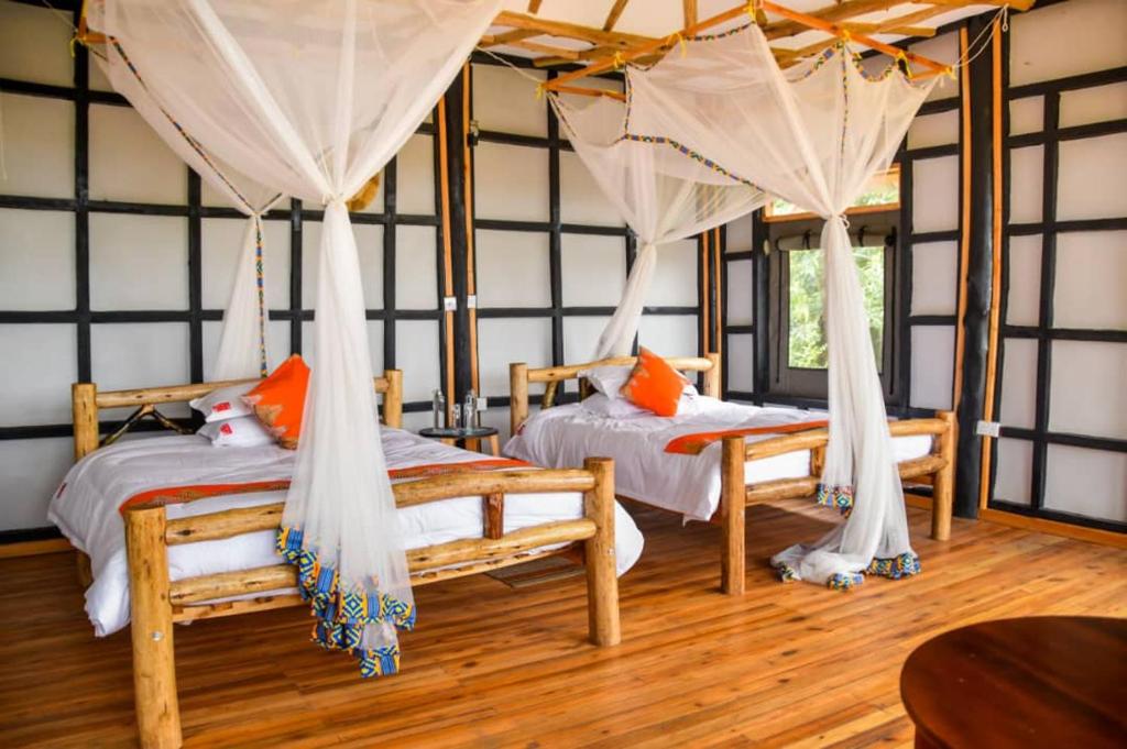 Χώρος καθιστικού στο Irungu Forest Safari Lodge