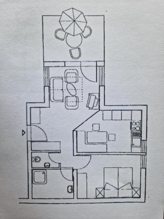 Půdorys ubytování Haus Bachmatt