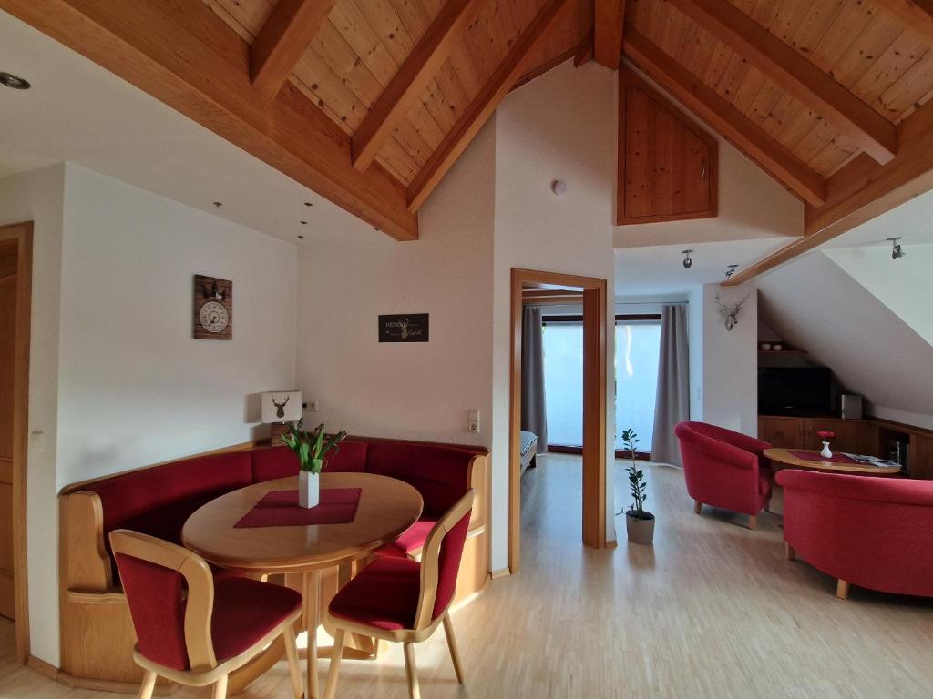 Posezení v ubytování Haus Bachmatt