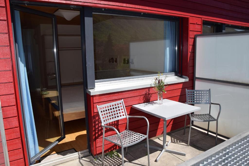 Balkón nebo terasa v ubytování Eco-Hotel Cristallina