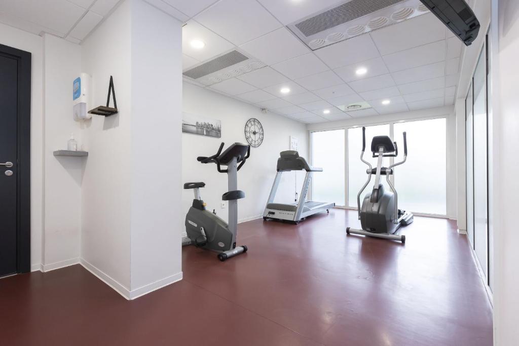 Fitness centrum a/nebo fitness zařízení v ubytování Appart Hotel Odalys City Colmar La Rose d'Argent