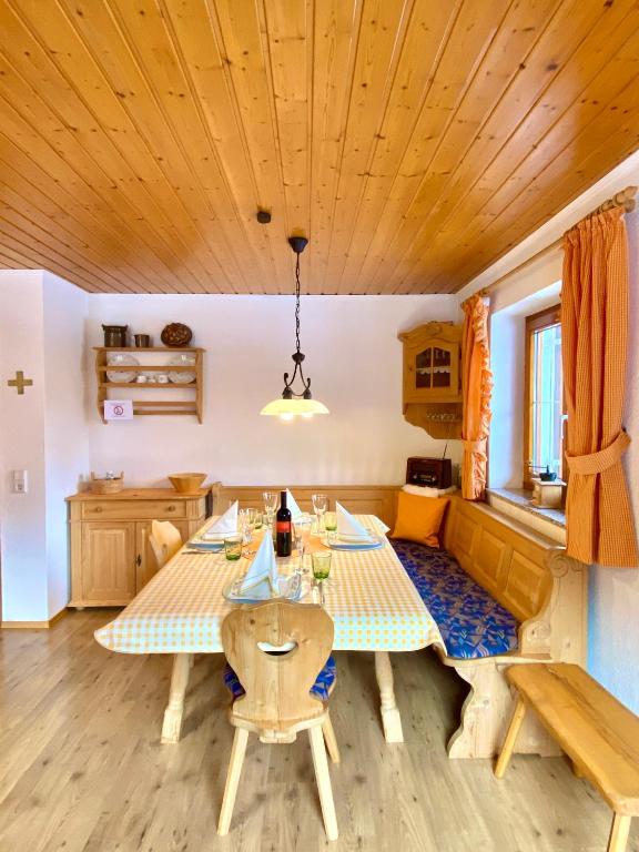 Posezení v ubytování Montafon Alpen Chalet