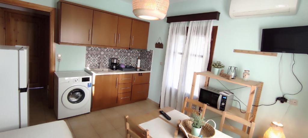 Kuchyň nebo kuchyňský kout v ubytování Nostra Casa di Hovolo