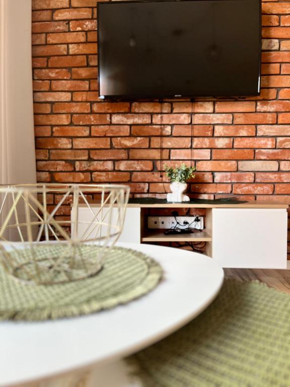 TV a/nebo společenská místnost v ubytování Loft Apartments