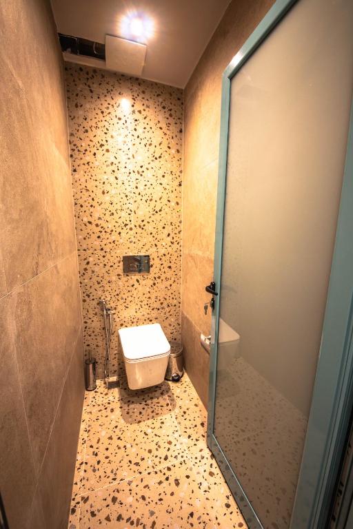 Koupelna v ubytování Vega 43 Hostel