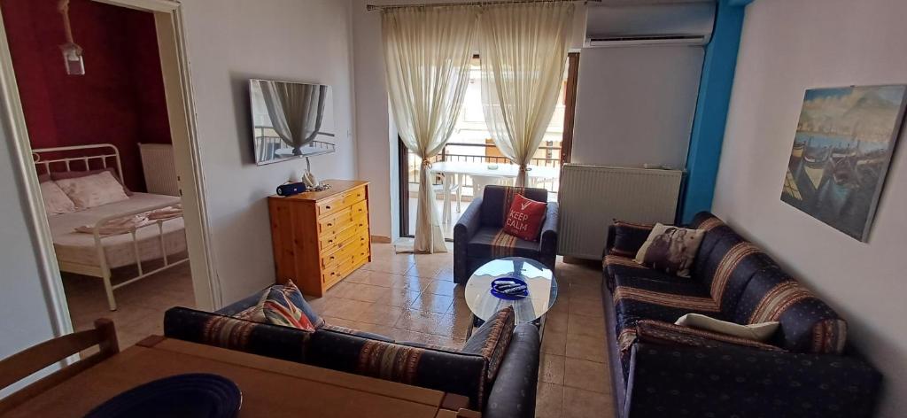 Posezení v ubytování Gouris Appartements