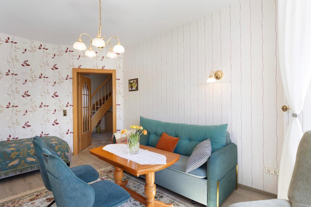 Posezení v ubytování Ferienwohnung mit Charme