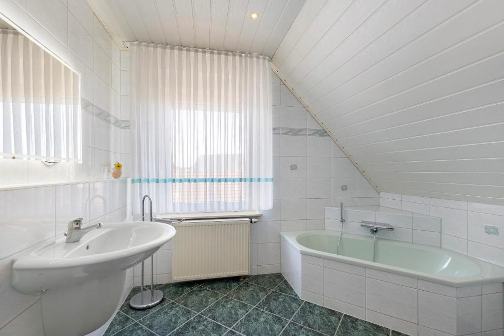 Koupelna v ubytování Ferienwohnung mit Charme
