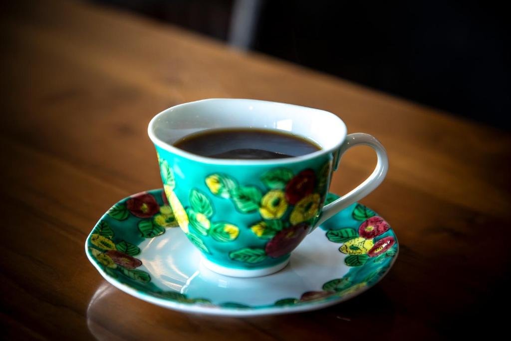 金沢の宿　由屋るる犀々にあるコーヒーまたはお茶