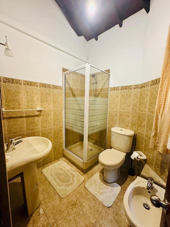 Koupelna v ubytování Skylight Villa