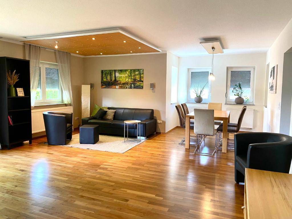 Ruang duduk di Ferienwohnung Casa Terrazza