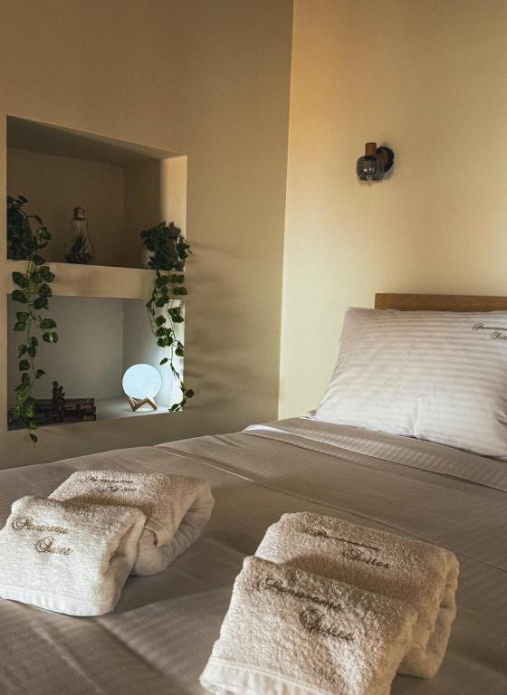 Postel nebo postele na pokoji v ubytování Panorama Luxury Suite