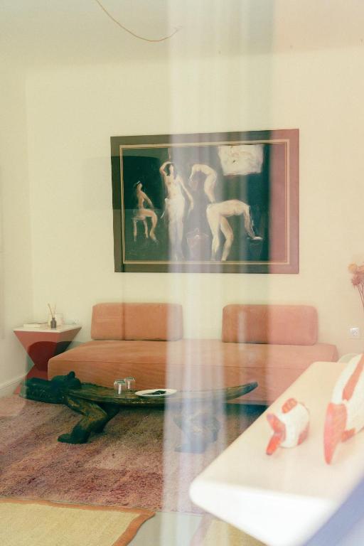 Posezení v ubytování MORO Marrakech Boutique Hôtel