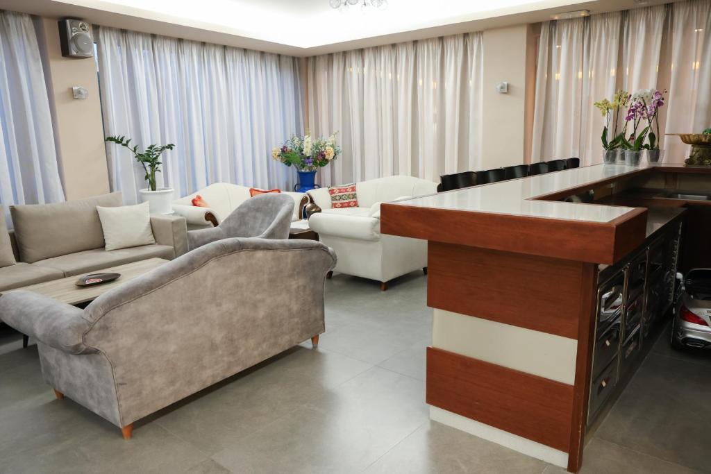 Posezení v ubytování Marie Hotel