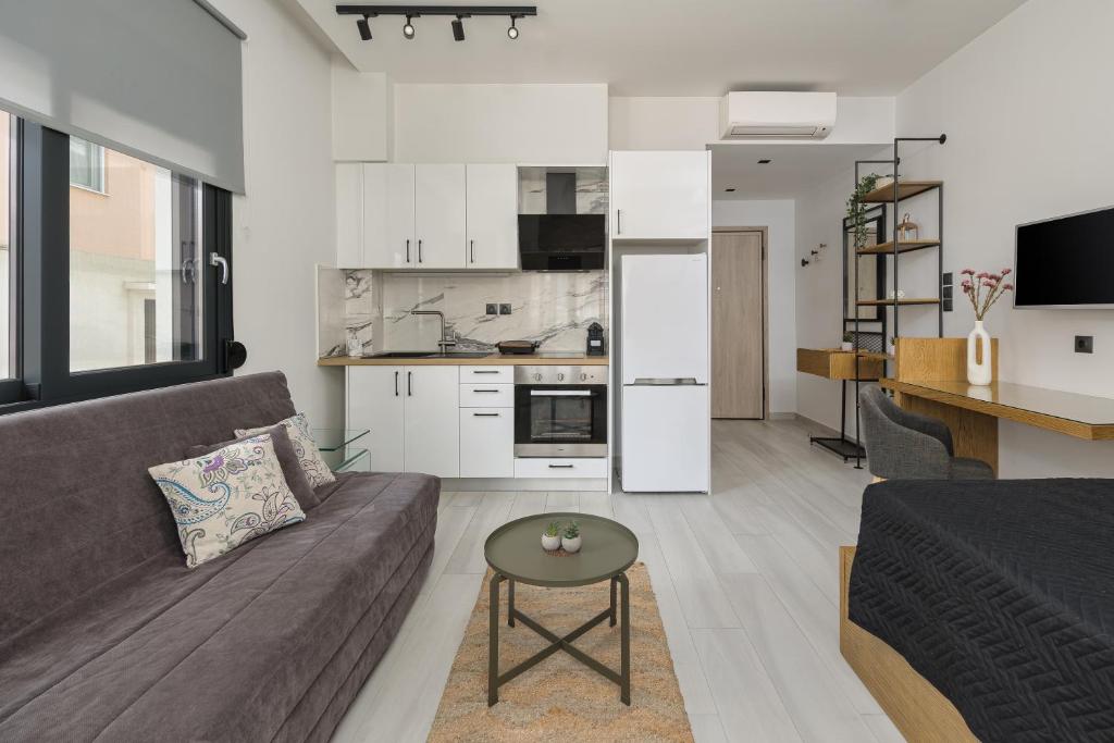 Kuchyňa alebo kuchynka v ubytovaní MELIGEO Suites Center of IOANNINA