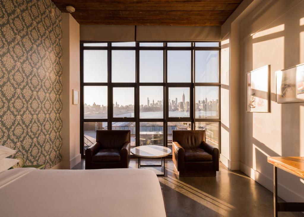Postel nebo postele na pokoji v ubytování Wythe Hotel