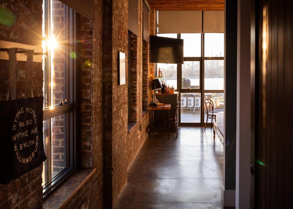Posezení v ubytování Wythe Hotel