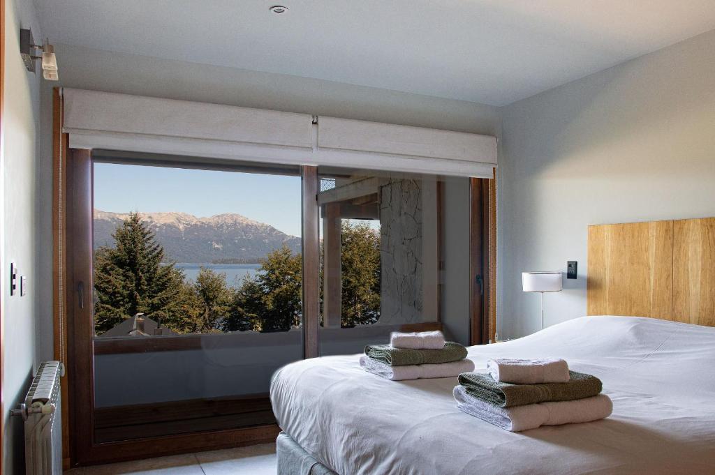 Nespecifikovaný výhled na hory nebo výhled na hory při pohledu z apartmánu