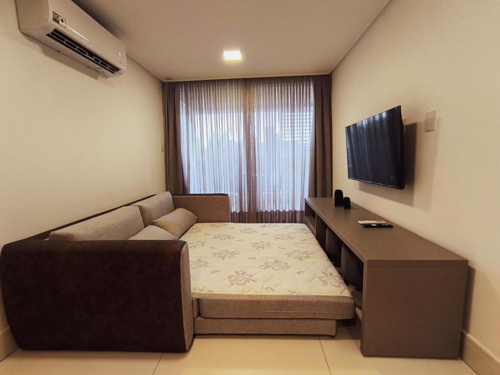 Luxo à beira-mar no Solar Tambaú - Two-Bedroom Apartment With Balcony And Sea View