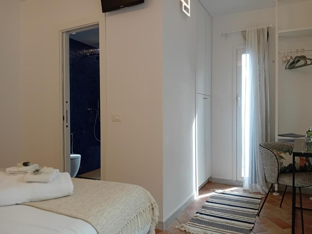 Postel nebo postele na pokoji v ubytování Raggio di Luna