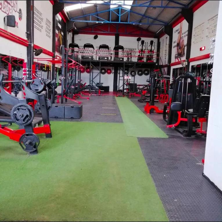 Fitness centrum a/nebo fitness zařízení v ubytování HOTEL COSTA DEL SOL mav