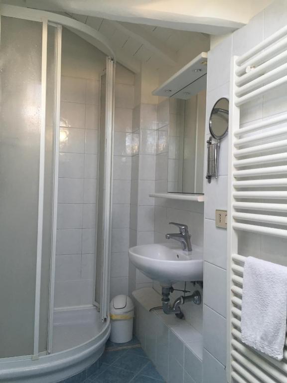 Koupelna v ubytování B&B Tra Mare e Laguna