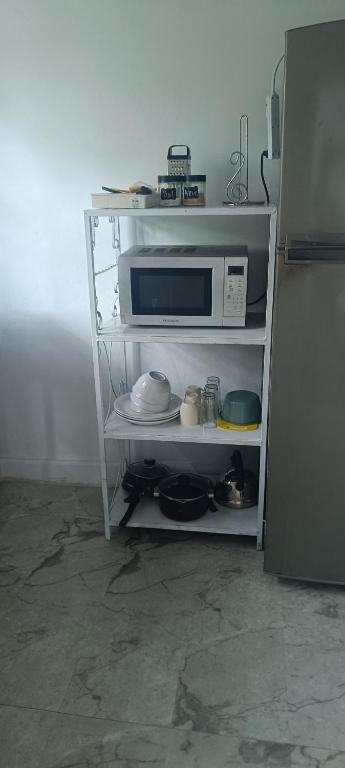 Kuchyň nebo kuchyňský kout v ubytování Mi casa, tu casa