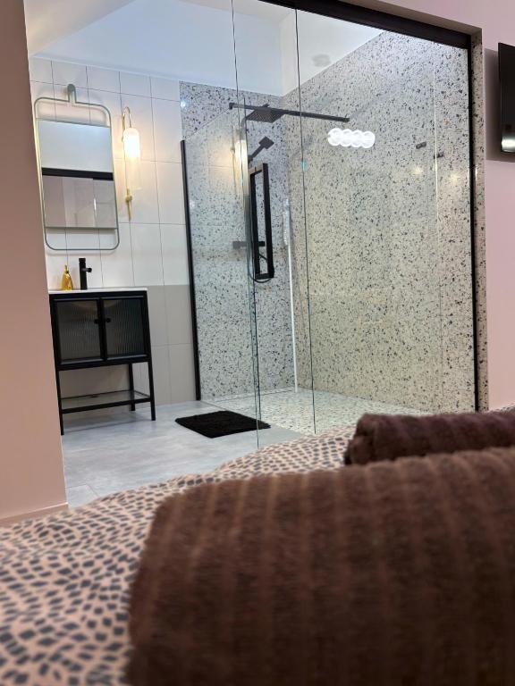 Łazienka w obiekcie Port Przewłoka - Apartamenty