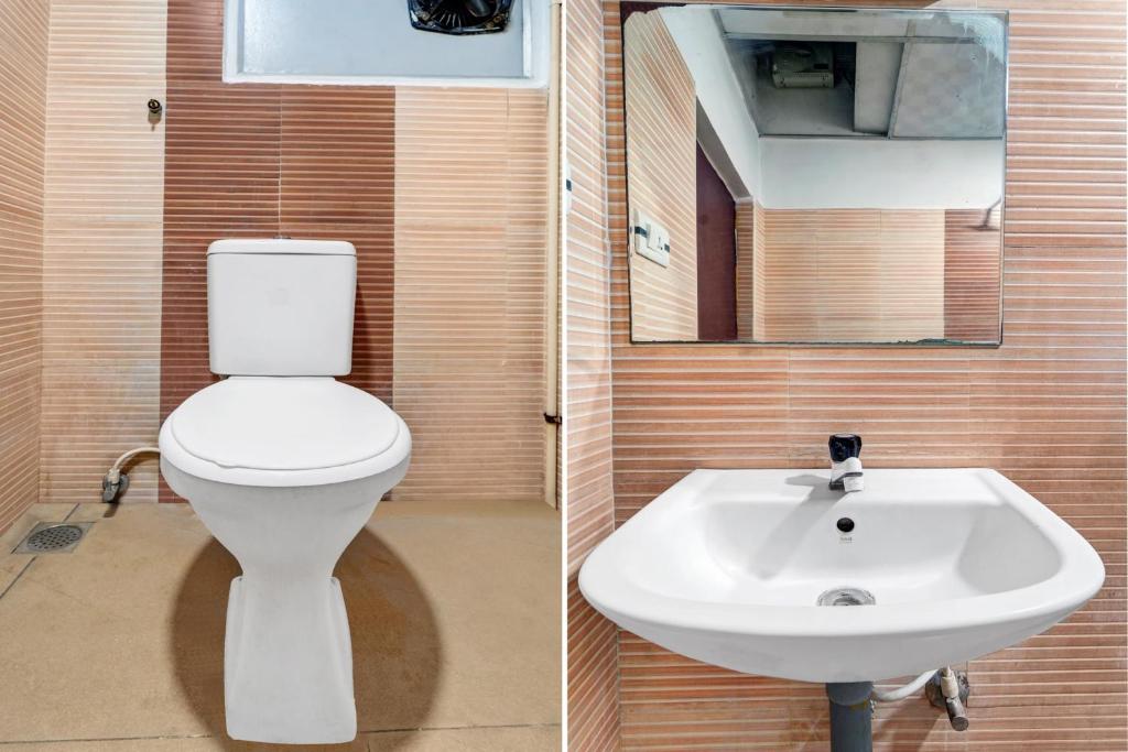 Koupelna v ubytování Collection O Skry Hotels Gandhipuram