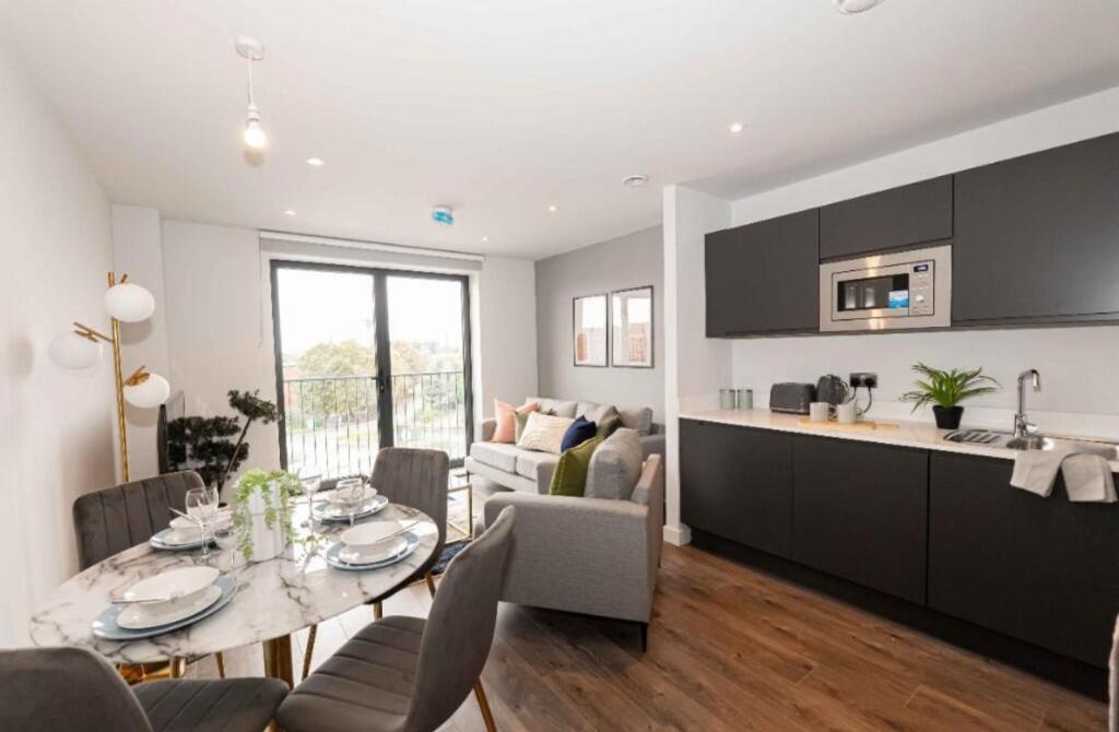 Kuchyň nebo kuchyňský kout v ubytování Luxe home