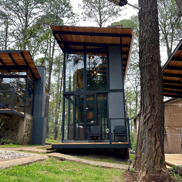 Zahrada ubytování Cabaña del bosque 2