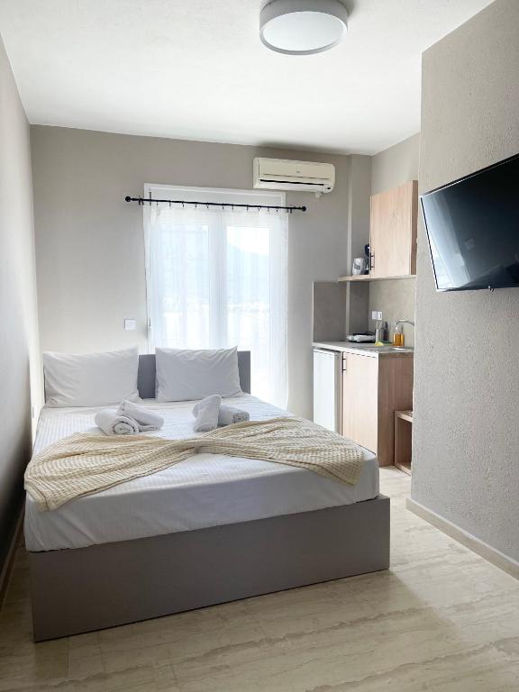 Postel nebo postele na pokoji v ubytování Fairytale Apartments