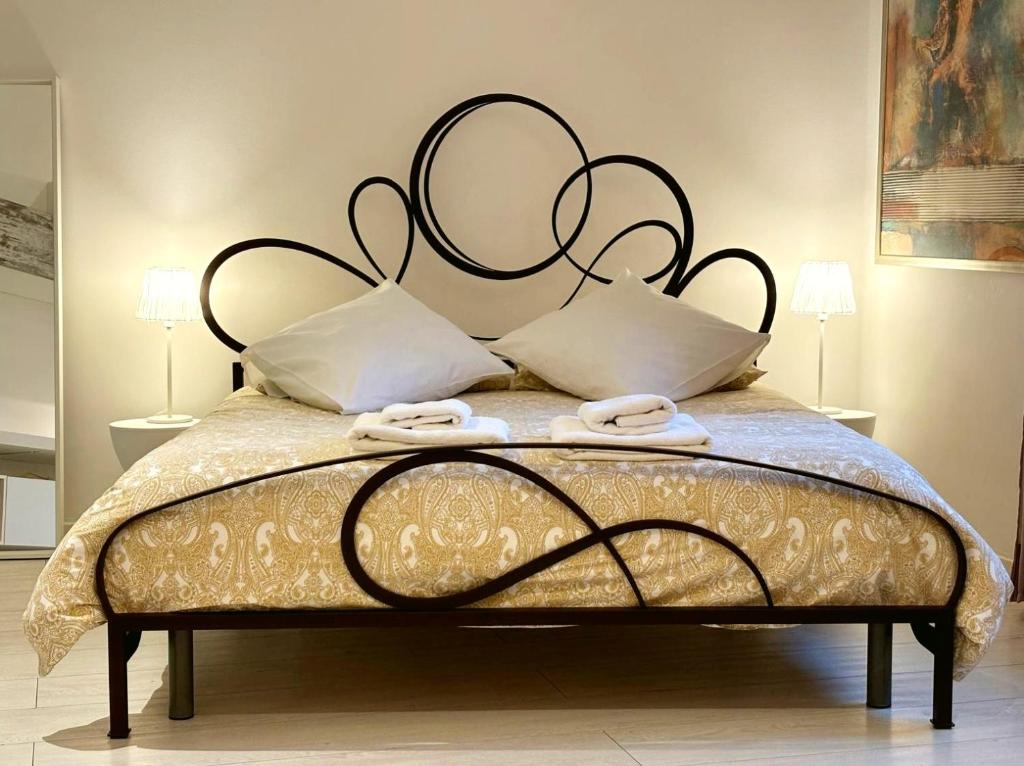 Postel nebo postele na pokoji v ubytování La Dorata