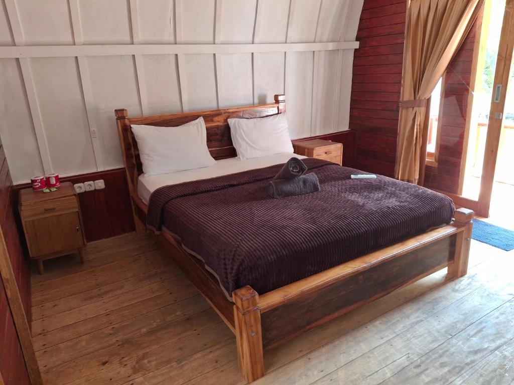 Postel nebo postele na pokoji v ubytování MASYA Cottages