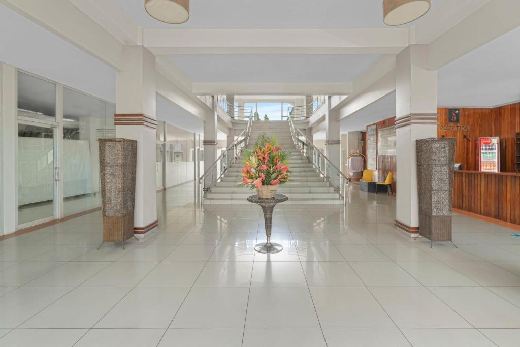 Vstupní hala nebo recepce v ubytování Trans International Hotel