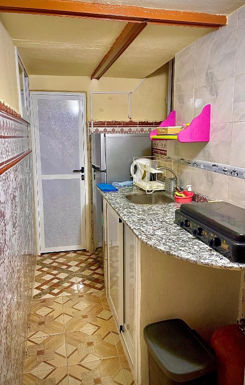 Kuchyň nebo kuchyňský kout v ubytování La casita de Larache