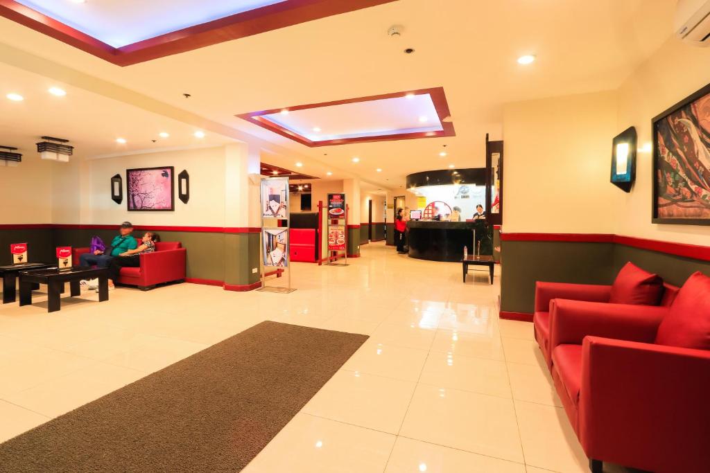 Posezení v ubytování Hotel Sogo Alabang Rotonda