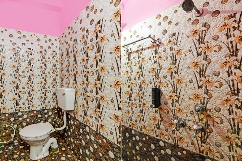 Koupelna v ubytování Hotel O Mahalaxmi lodge