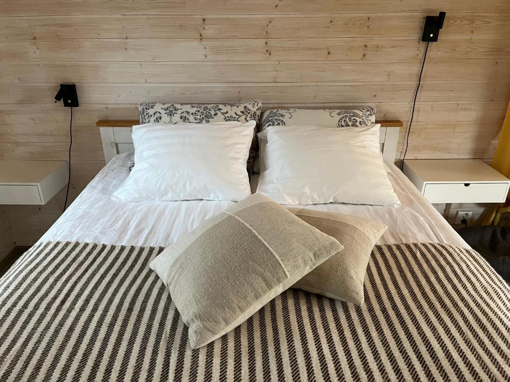 Postel nebo postele na pokoji v ubytování Beachboog LAHEMAA