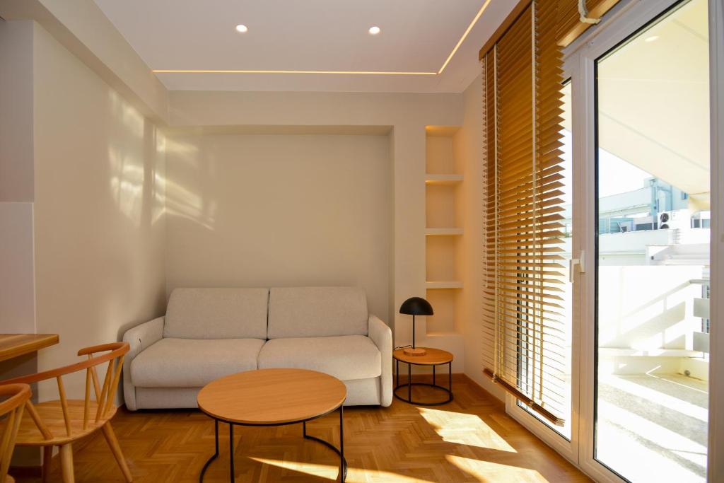 Athens centre top floor stylish 2 min walk metro