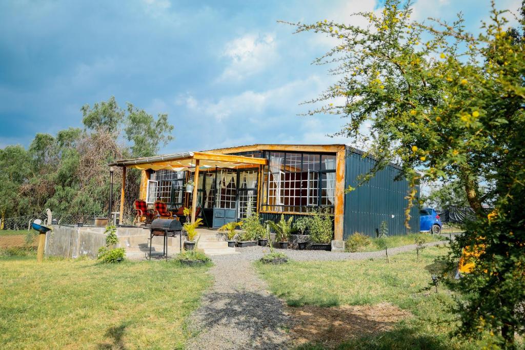 Zahrada ubytování The Cascades Cabin Nakuru
