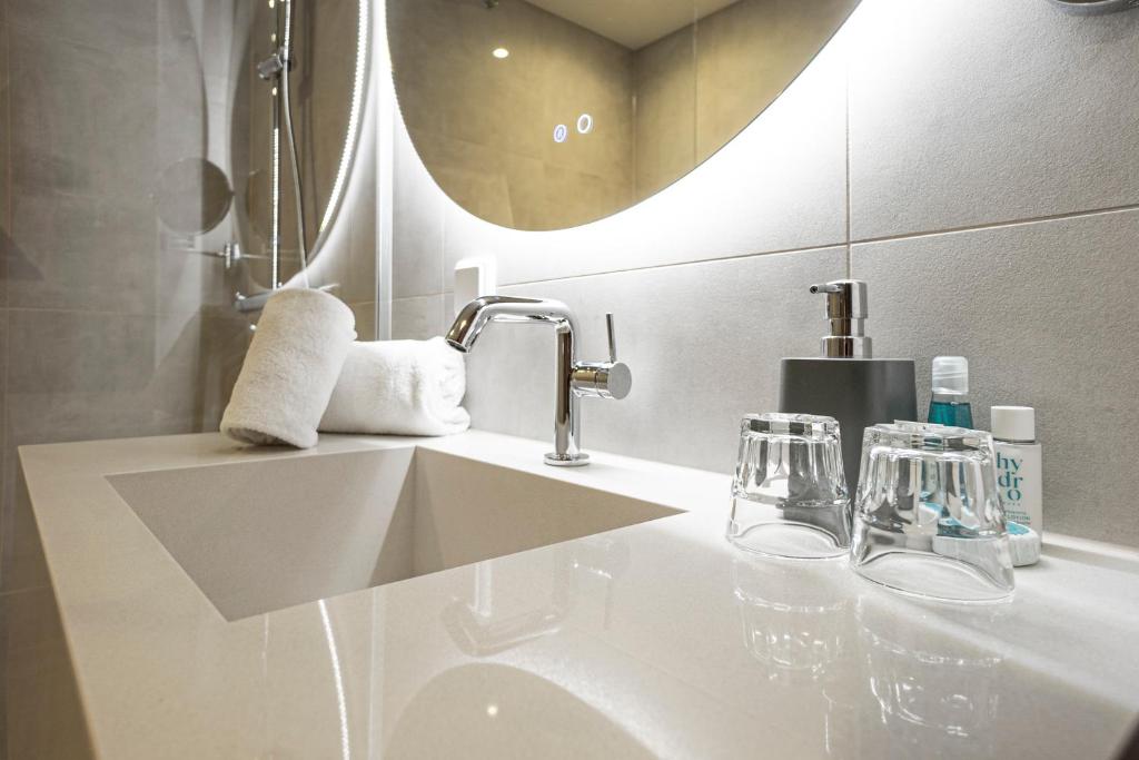 Koupelna v ubytování 40 Plus 1 Hotel Vienna - Soft Opening