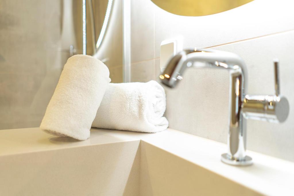 Koupelna v ubytování 40 Plus 1 Hotel Vienna - Soft Opening