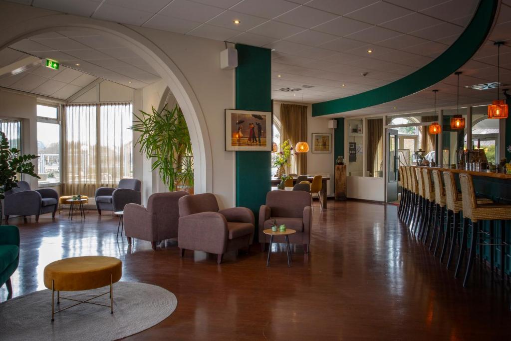 Posezení v ubytování Hotel Greenside Texel