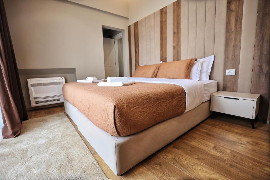 Postel nebo postele na pokoji v ubytování Vila Casablanca - Boutique Hotel & Restaurant