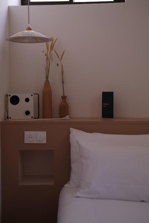 Postel nebo postele na pokoji v ubytování SLO Hostel Nice