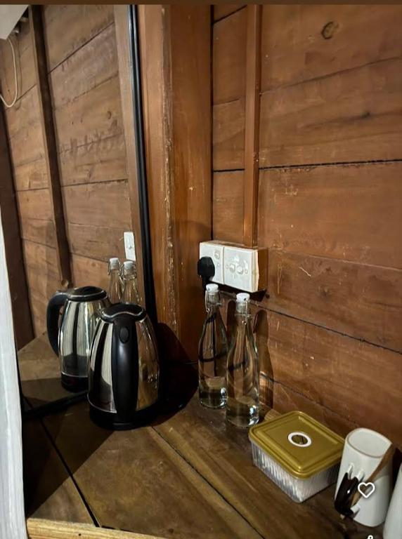 Kuchyň nebo kuchyňský kout v ubytování Cool Banyan Cabana
